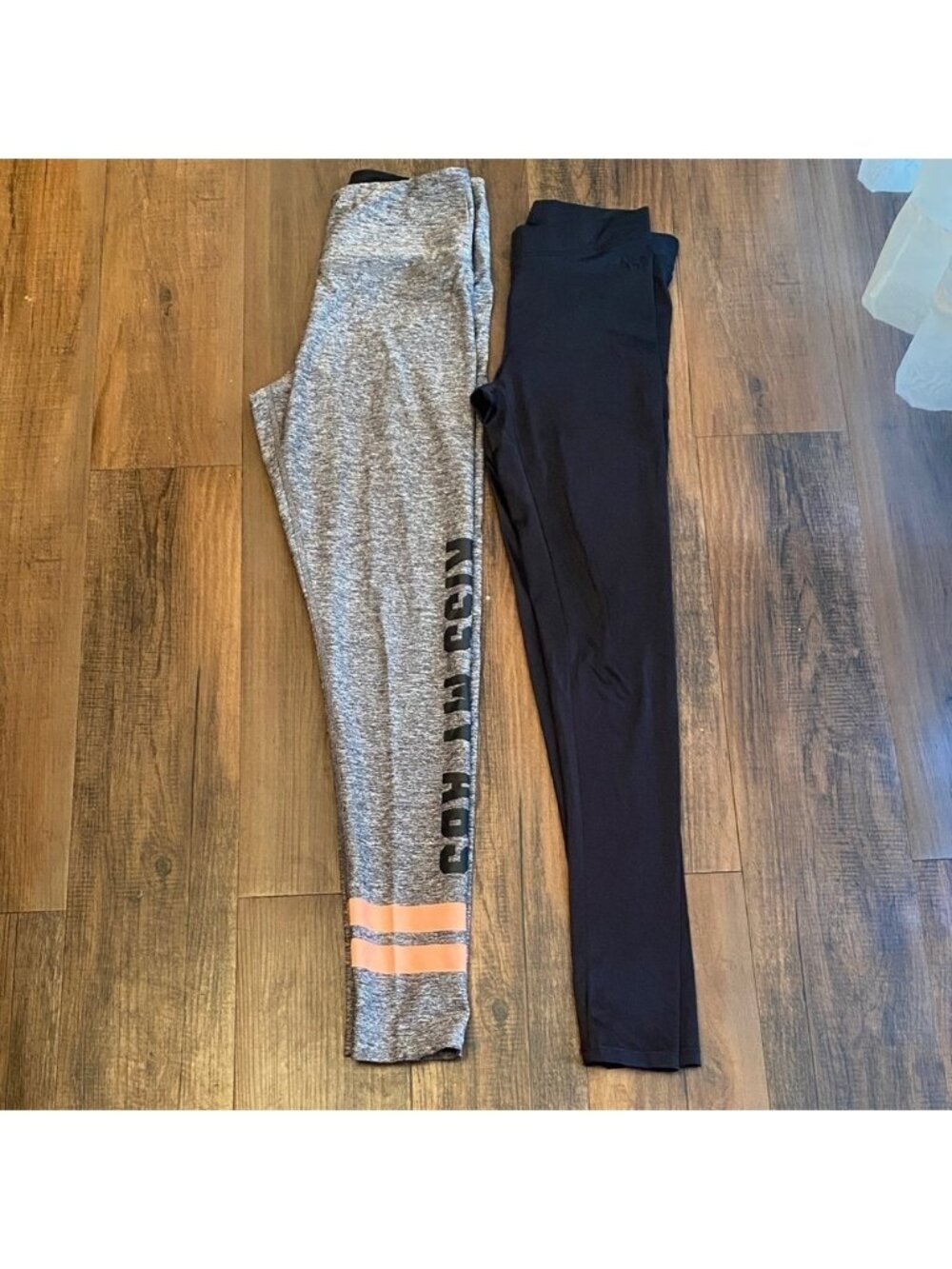 Bundle Pink Victoria's Secret Gray and Black Leggings